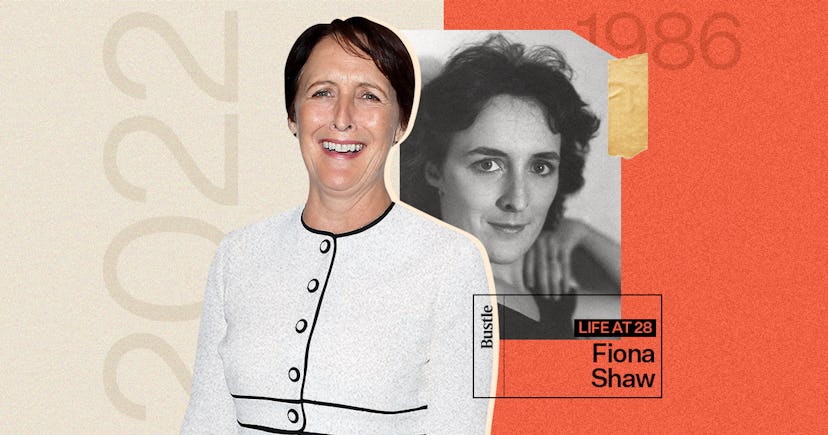 'Killing Eve's Fiona Shaw in the present day and in 1986 aged 28
