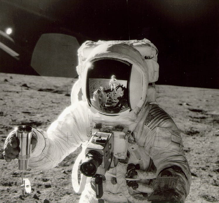 astronaut on the moon