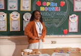 Quinta Brunson as Janine Teagues in 'Abbott Elementary,' which has been renewed for a second season.