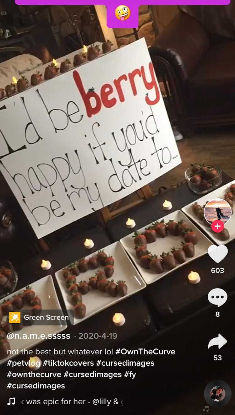 For a prom proposal, try these promposal signs from TikTok.
