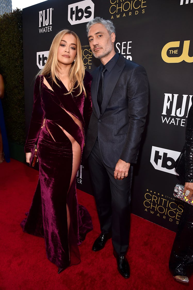 Rita Ora and Taika Waititi at the Critics Choice Awards 2022