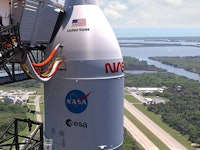 NASA's Artemis lunar rocket stationed before its test