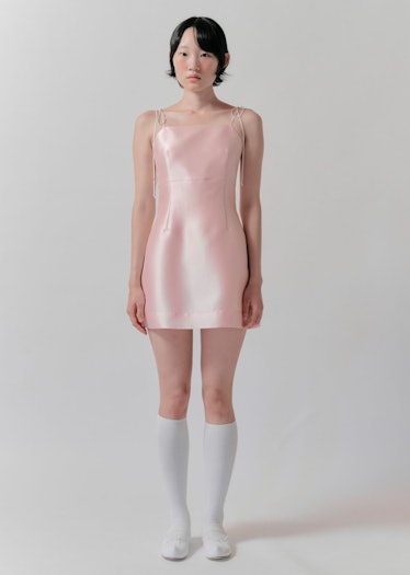 MINJUKIM pink mini dress