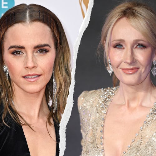 Emma Watson and J.K. Rowling