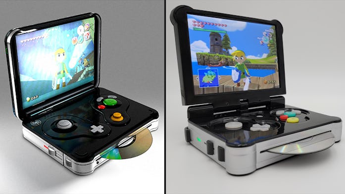 GingerOfOz's custom-built portable GameCube