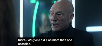 Picard proposes some old-school time travel.