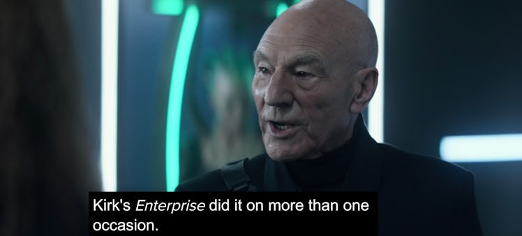 Picard proposes some old-school time travel.