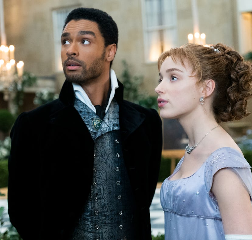 Daphne and Simon in 'Bridgerton' show off some bridal shower ideas in Season 1.