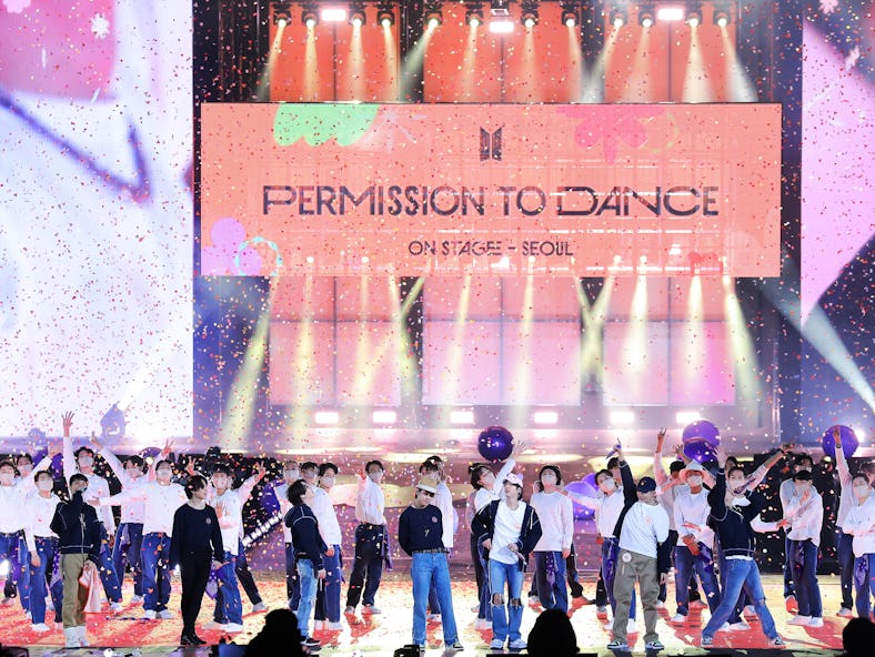 BTS' Permission to Dance On Stage' concerts in Seoul were held on March 10, 12, and 13.