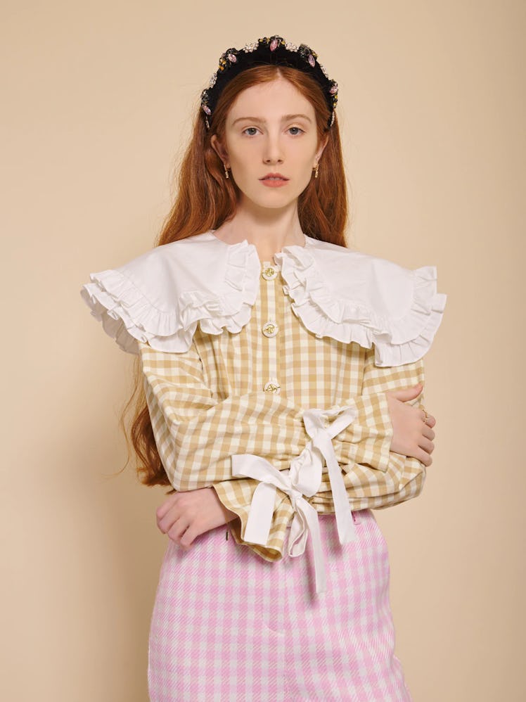 Sister Jane Gingham Blouse