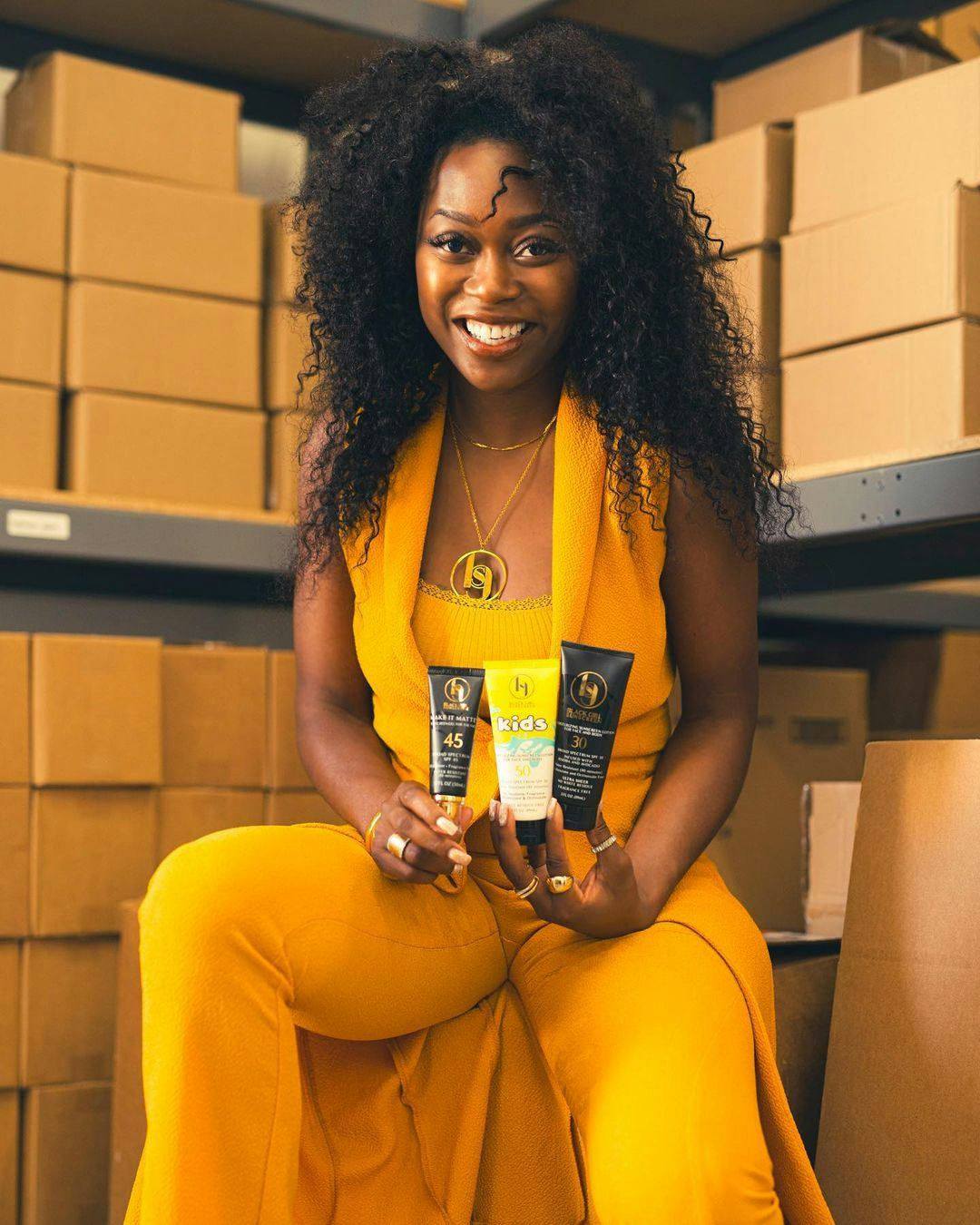 Black Girl Sunscreen founder Shontay Lundy.