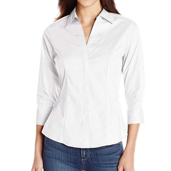 Riders by Lee Indigo Easy Care ¾ Sleeve Woven Shirt