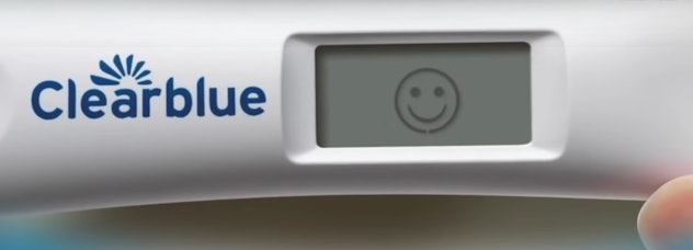 Positive digital ovulation test