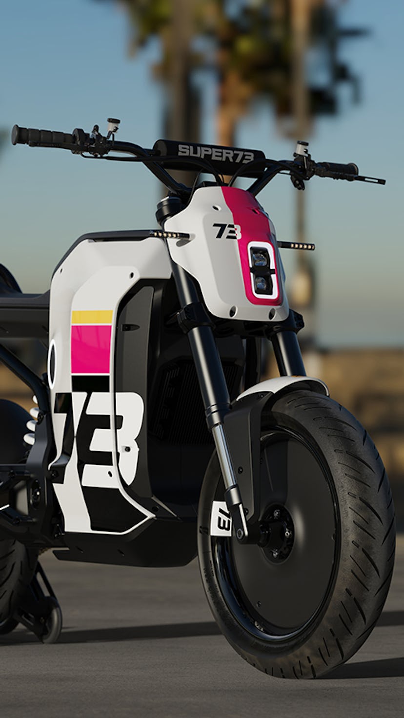 The C1X electric motorcycle/electric bike hybrid from Super73.
