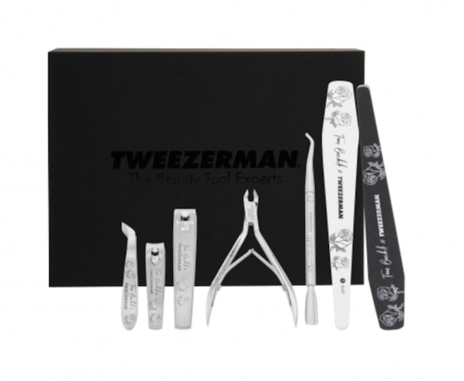 J.Lo's manicurist, Hollywood favorite Tom Bachik, teams up with Tweezerman for a one-and-done manicu...
