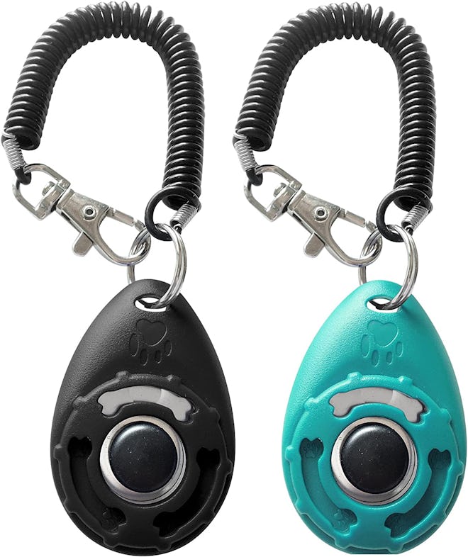 HoAoOo Pet Trainer Clickers (2-Pack)