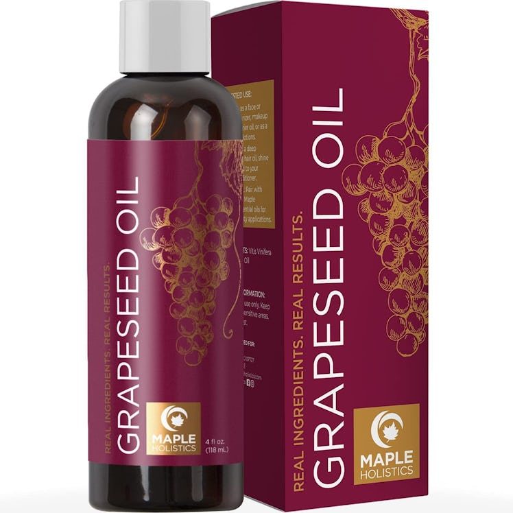Maple Holistics Pure Grapeseed Oil For Skin & Hair, 4 Fl. Oz.
