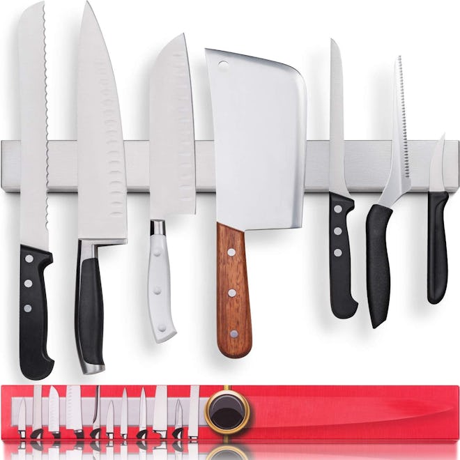 HMmagnets Stainless Steel Magnetic Knife Holder