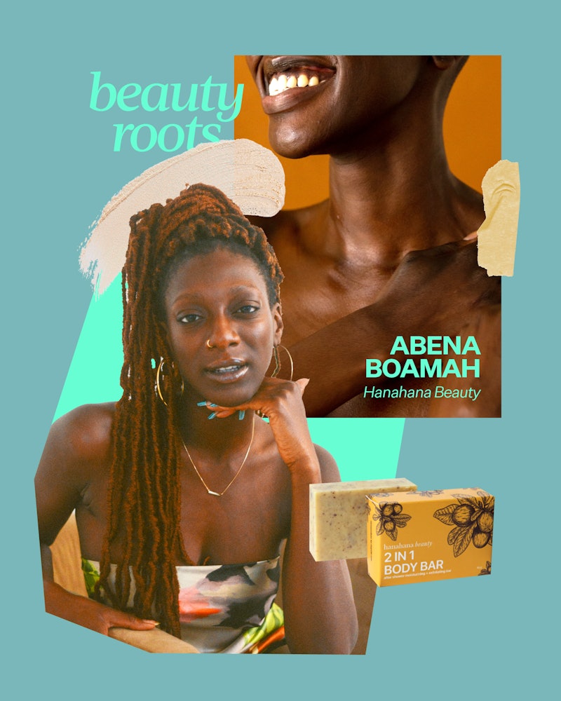 Abena Boamah tells Bustle about Hanahana Beauty, sourcing shea butter and other pure ingredients, an...