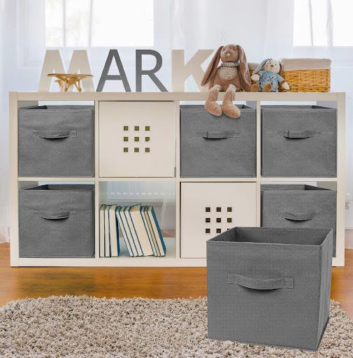 Greenco Foldable Storage Cubes (6 Pack)