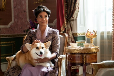 Shelley Conn as Lady Mary Sheffield with Newton