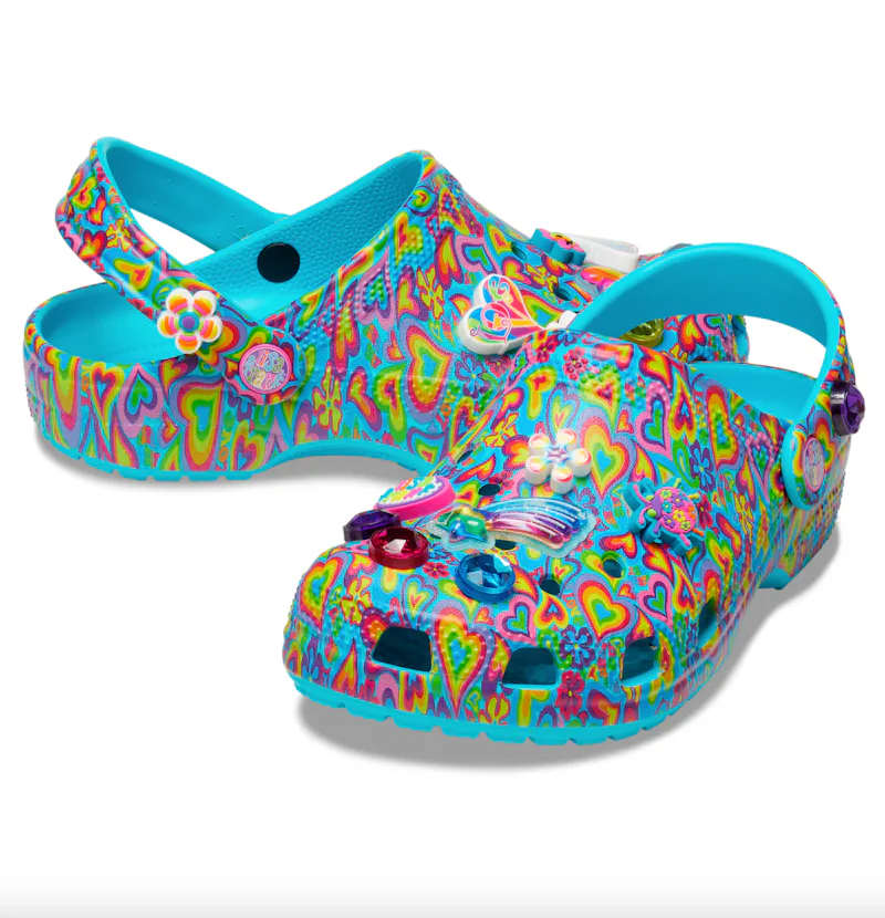 The Lisa Frank Crocs Collab Is Here & I Really Want A Pair lisa frank crocs purple