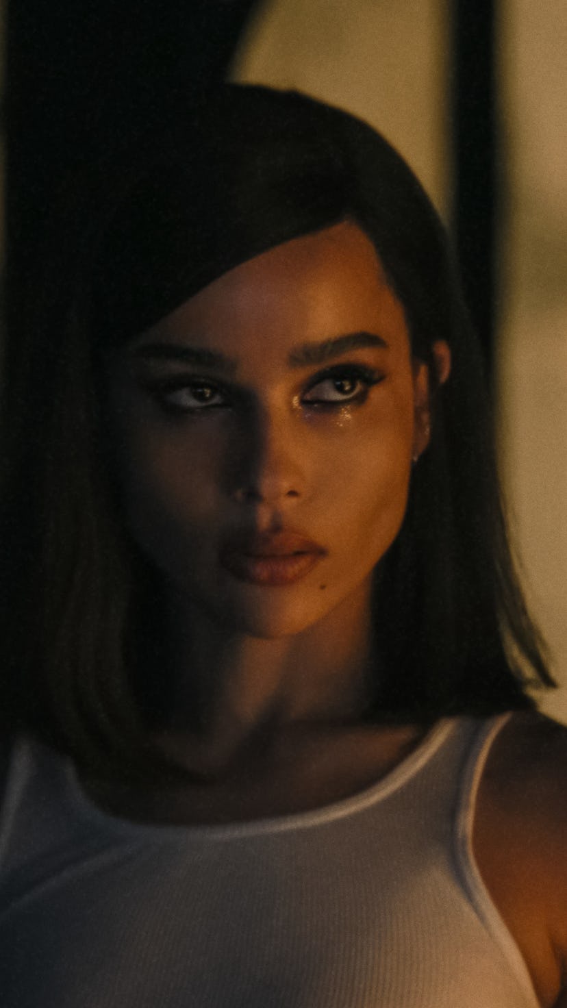 Zoë Kravitz’s Catwoman makeup look