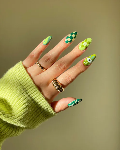 10 chic St. Patrick's Day nail designs perfect for the holiday.