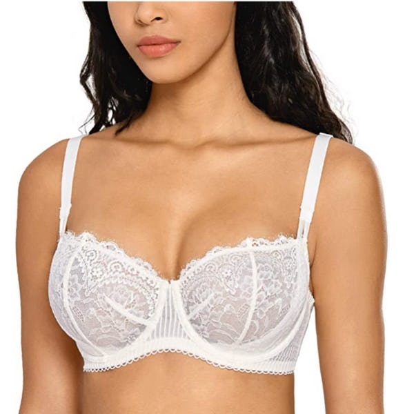 DOBREVA Lace Balconette Bra