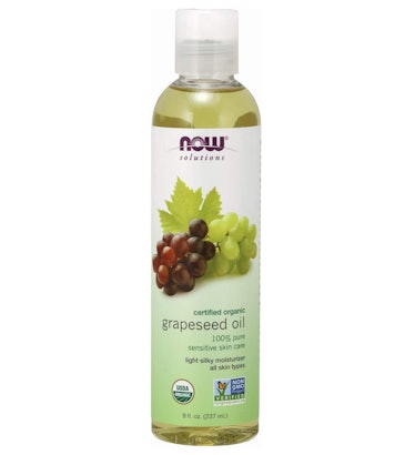 NOW Solutions Organic Grapeseed Oil, 8 Fl. Oz. 