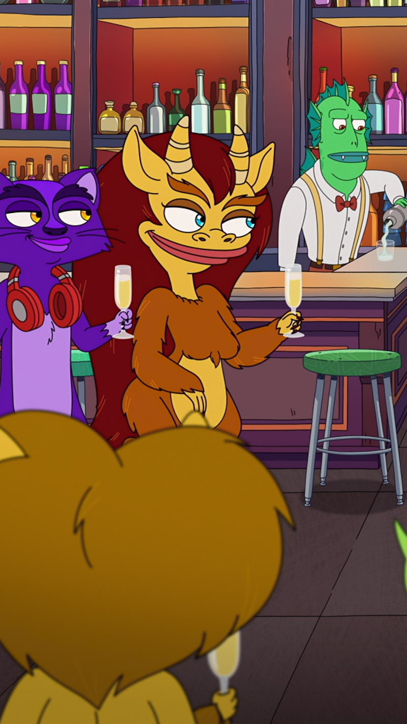 The Creatures Of Netflix’s Human Resources vs The Famous Actors Voicing Them. Photo via Netflix