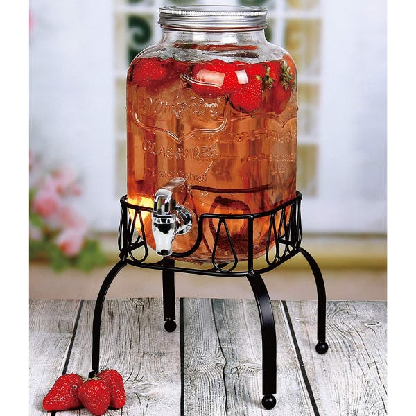 Estilo 1 Gallon Mason Jar Drink Dispenser