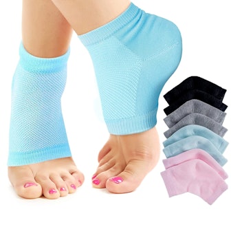 Nado Care Moisturizing Heel Socks (4-Pack)