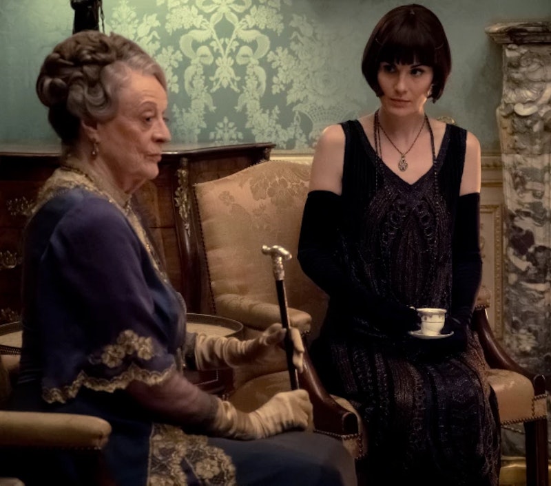 Michelle Dockery and Dame Maggie Smith in Downton Abbey
