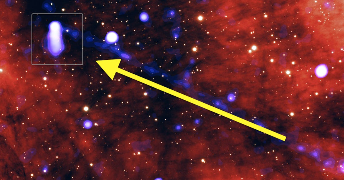 Look: A small, powerful star just unleashed 40 trillion mile-long beam of antimatter