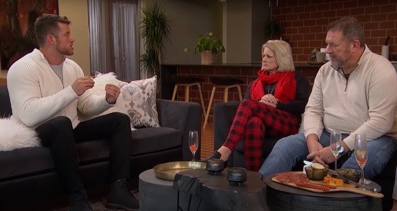 Clayton Echard and his parents on Season 26 of 'The Bachelor'