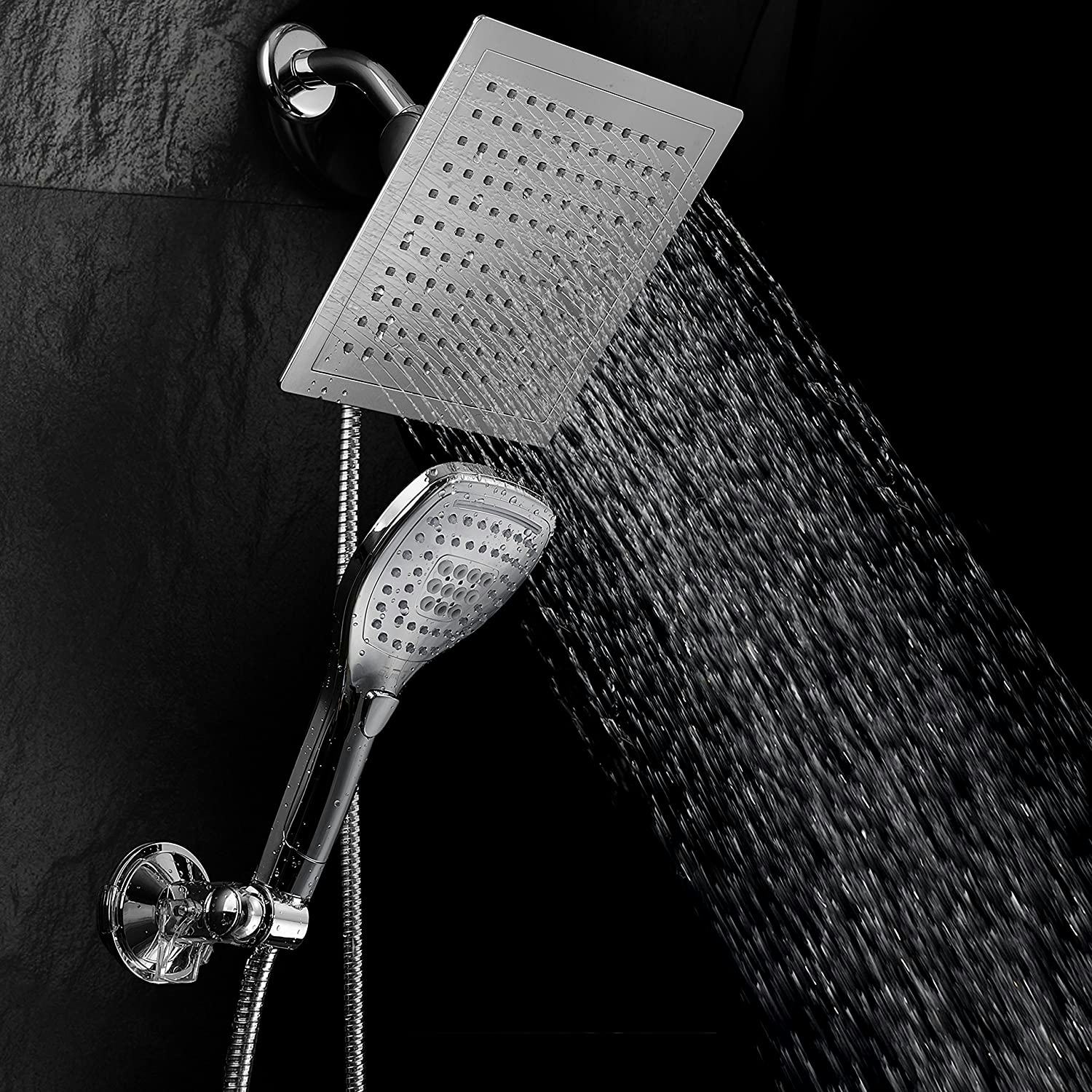 DreamSpa 9" Rainfall Shower Head/Handheld Combo