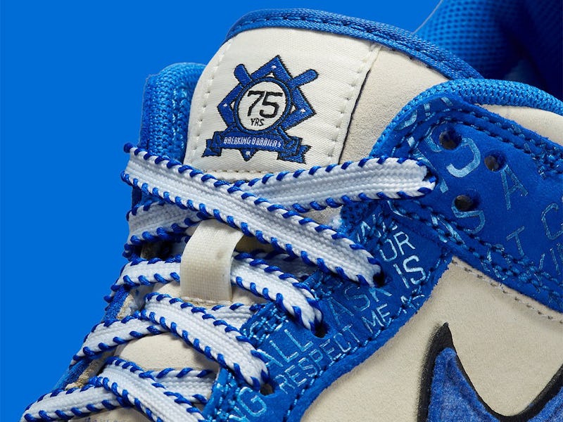 Nike pays tribute to Jackie Robinson with a Dodger Blue Dunk sneaker Nike pays tribute to Jackie Robinson with a Dodger Blue Dunk sneaker