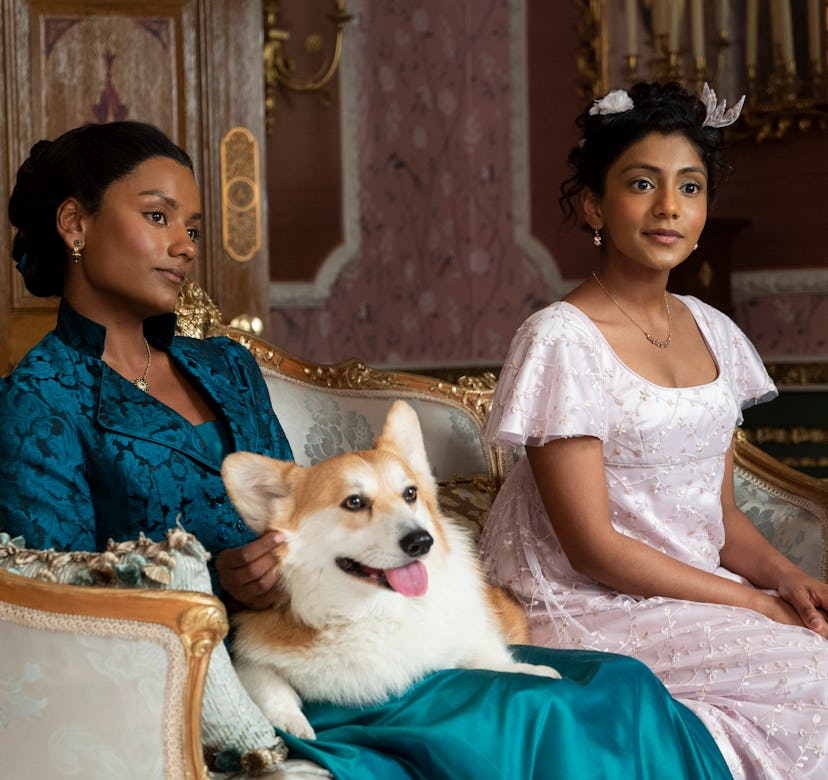 'Bridgerton' Season 2 Episode 1 Kate and Edwina Sharma.