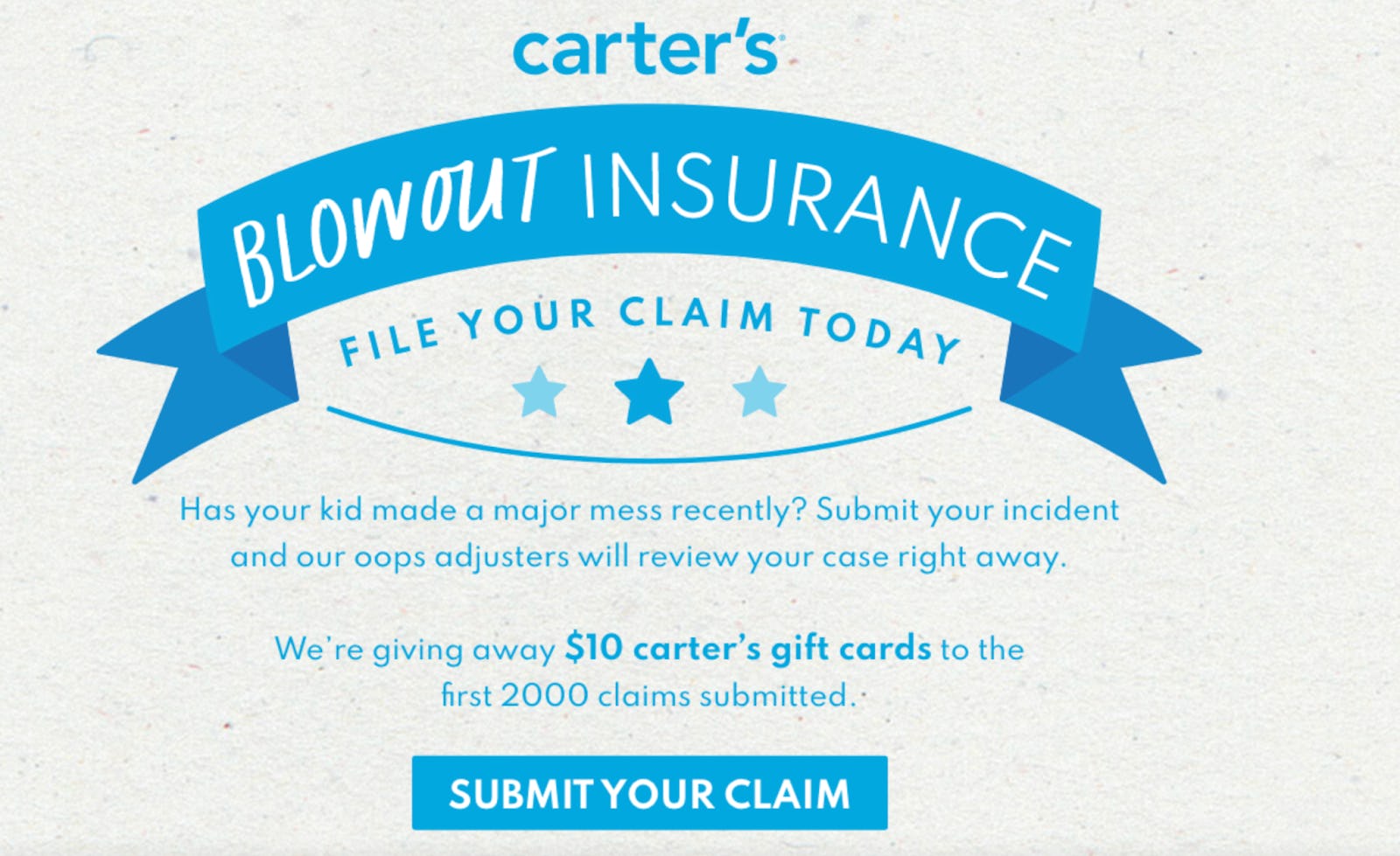 Carter's Is Giving "Blowout" Gift Cards For Your Baby's Clothes