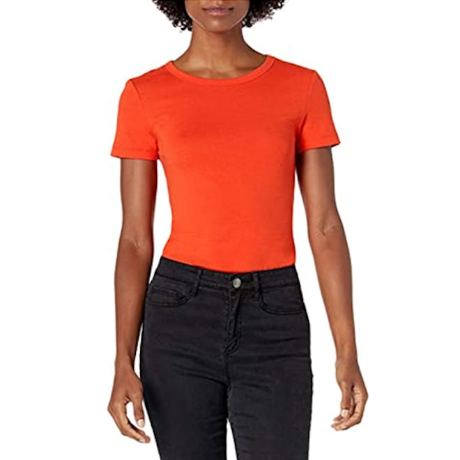 Amazon Essentials Slim-Fit Short-Sleeve Crewneck T-Shirt (2-Pack)