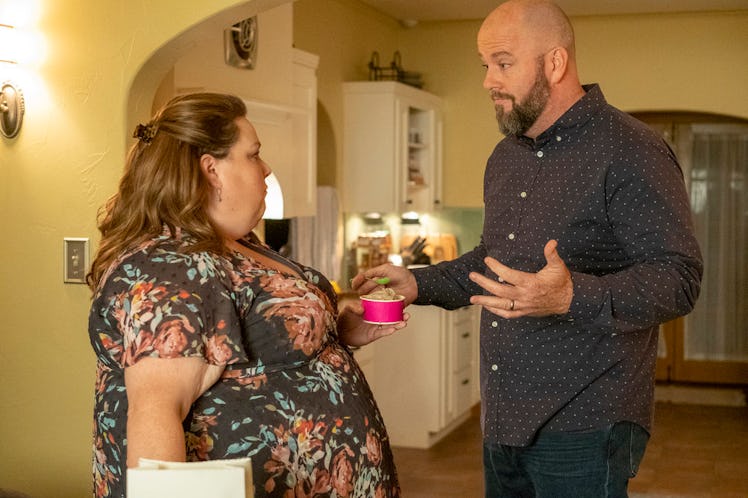 Chrissy Metz as Kate, Chris Sullivan as Toby in This Is Us