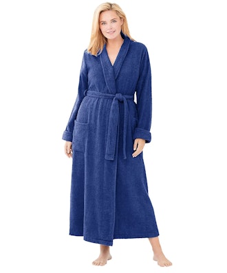 Dreams & Co. Long Terry Cotton Robe