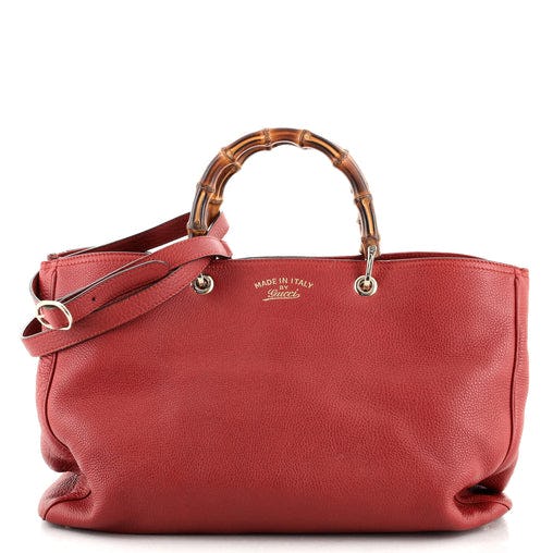 Gucci Bamboo Shopper Tote Leather Large