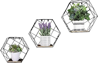 Admired By Nature Geometric Wire Shelves
