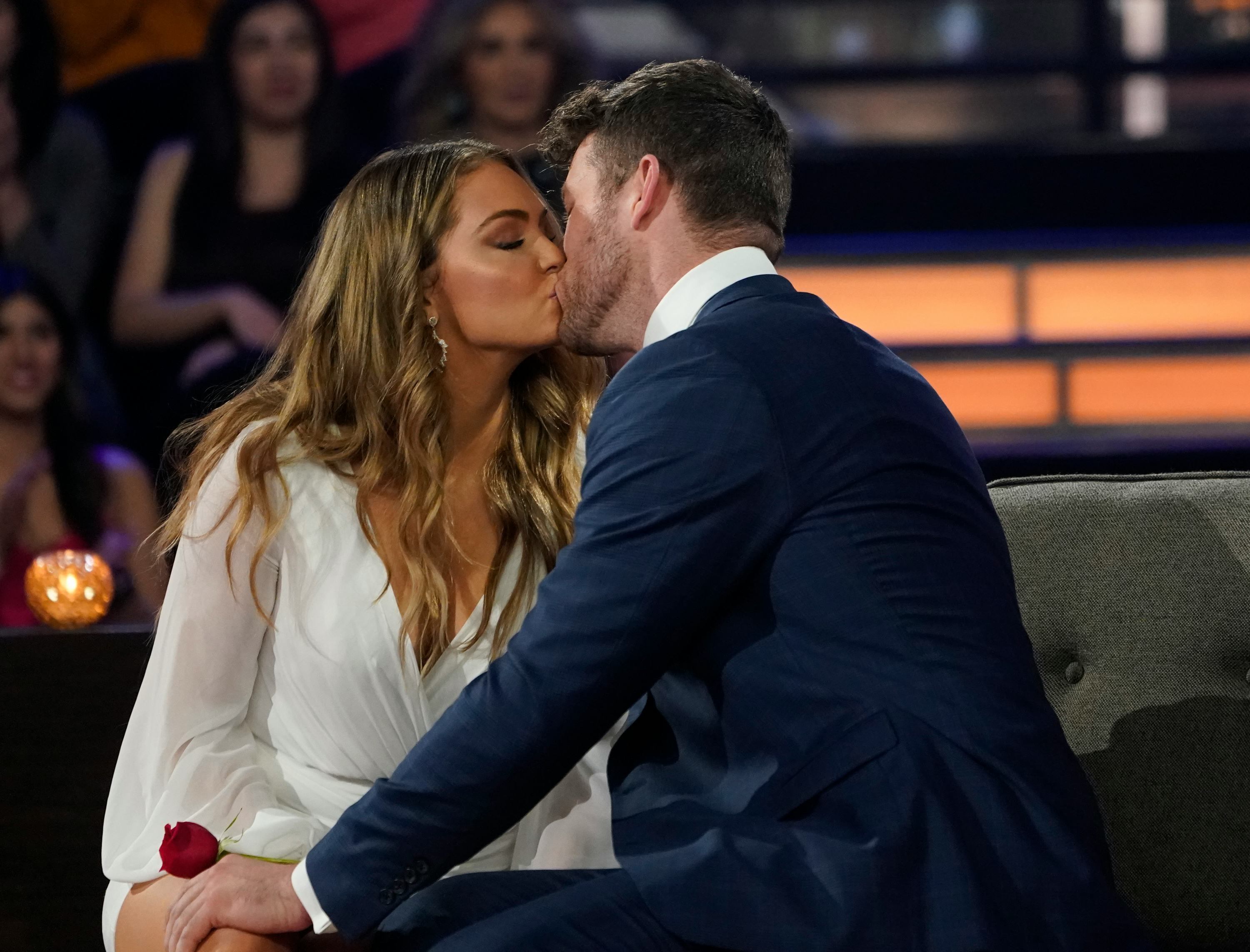 Clayton and Susie during the &lsquo;Bachelor&rsquo; After the Final Rose special