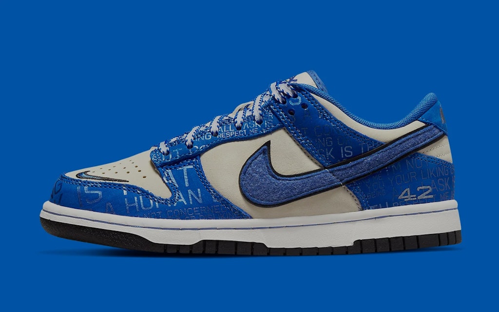 Nike pays tribute to Jackie Robinson with a Dodger Blue Dunk sneaker