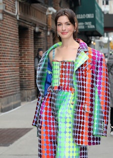 Anne Hathaway in Christopher John Rogers