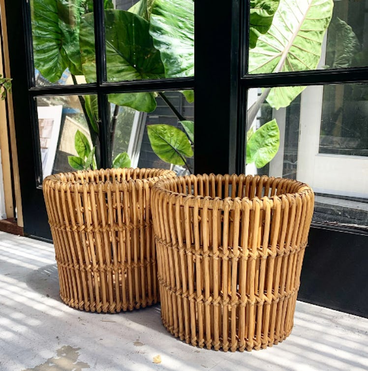 Bourbon Rattan Basket