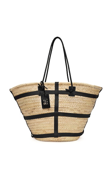 Altuzarra Watermill raffia tote island bag dressing